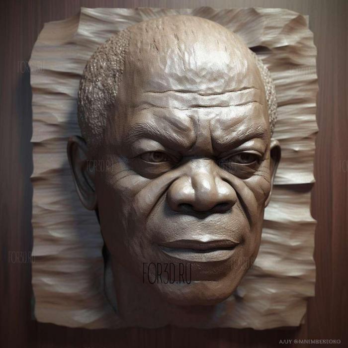 samuel jackson 3 stl model for CNC